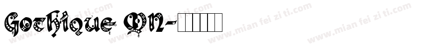 Gothique MN字体转换